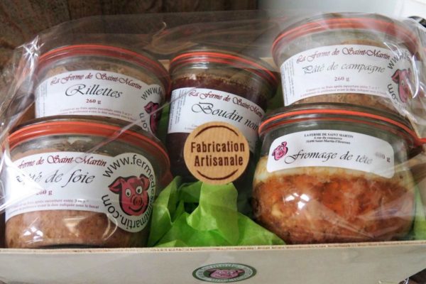 Terrines-plats-de-la-ferme-de-Saint-Martin-Marne-porc-terroir-local-artisanal